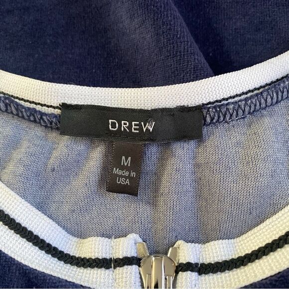 Anthropologie drew Blue Velour Athletic Zip Up Tank Size M - Picture 4 of 6